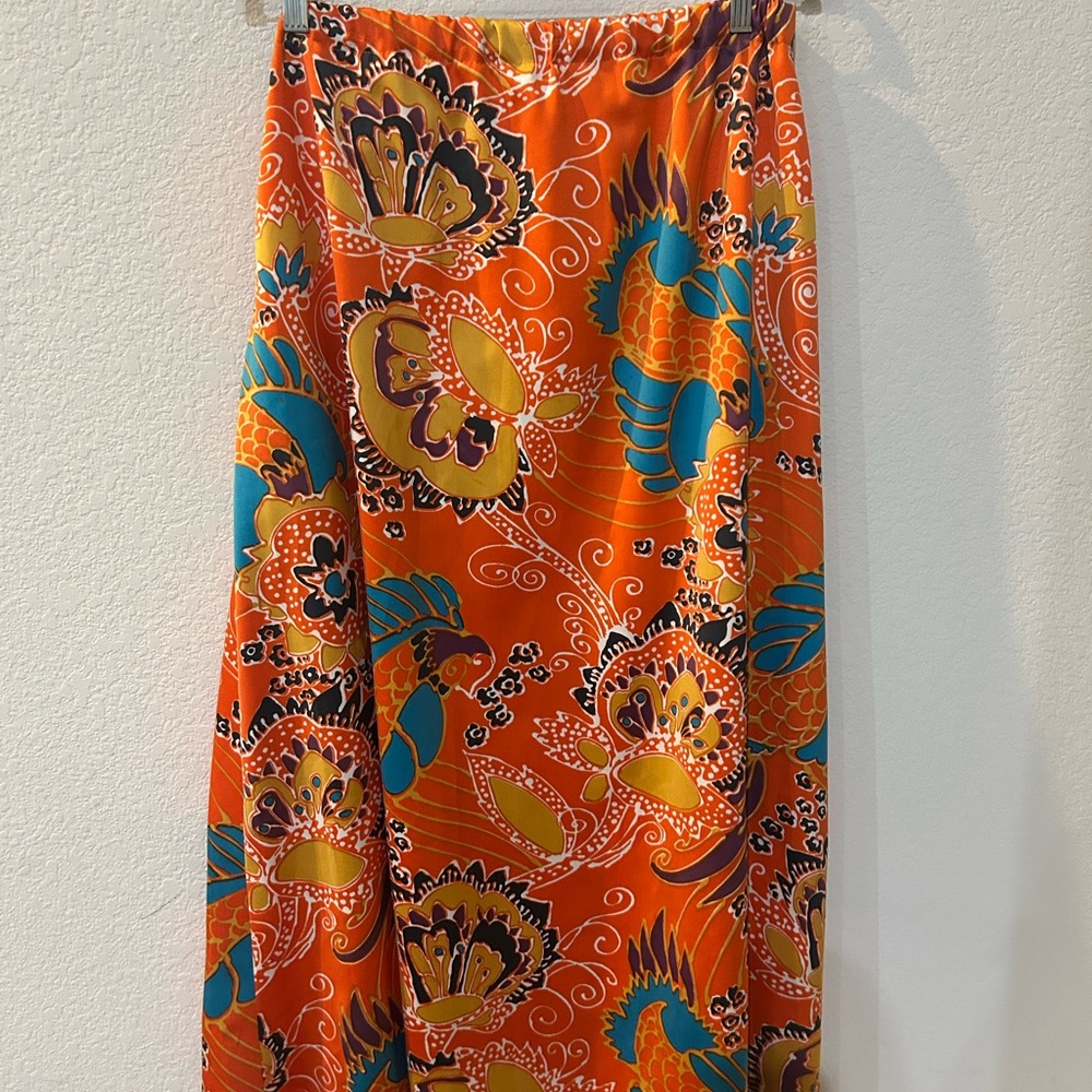 Women’s Vibrant Floral Maxi Skirt